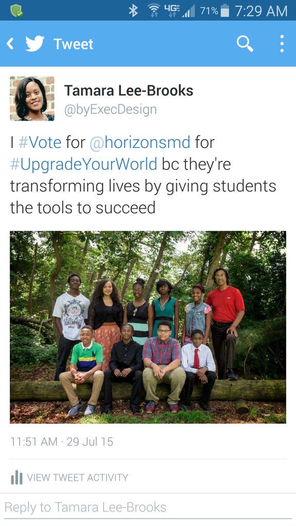 horizonsmd's tweet photo. We're looking for @Windows to donate funds as we expand to serve more students &amp; build our community. Have you voted? http://t.co/udIN3Arfud