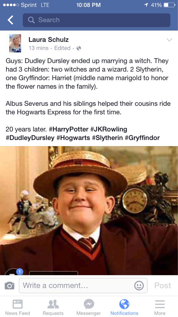 Laura__Schulz's tweet photo. #Hogwarts #dudleydursley #jkrowling #harrpotter #muggle http://t.co/uwBJgkKCVz