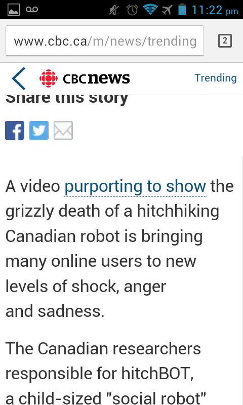 eggBrainworks's tweet photo. @CBC you're misusing grizzly...it ought to be grisly. http://t.co/17osvhZnkv