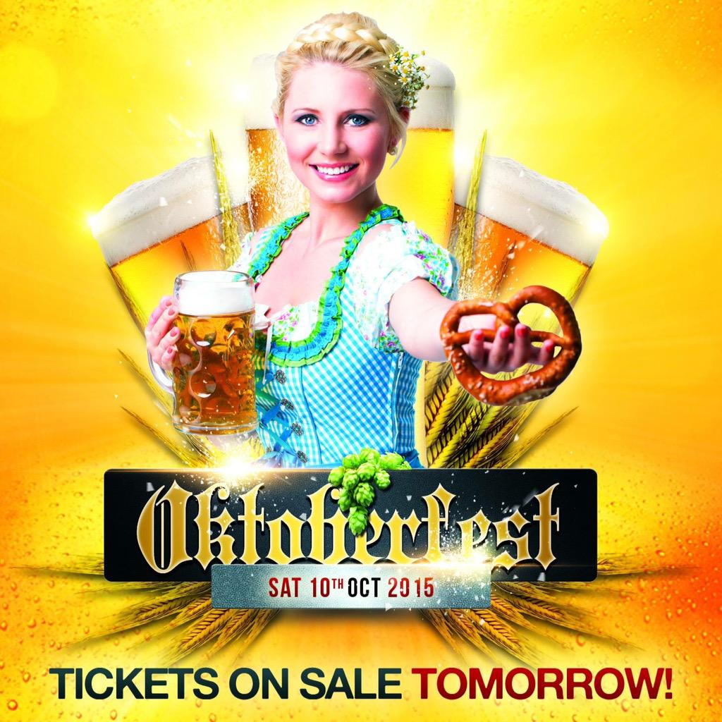OktoberFestGeel's tweet photo. Earlybird tix on sale trow from 9am via http://t.co/hoUnNruyEJ &amp; receive free 690ml stein valued $10. @DarrynLyons http://t.co/QGLwqaUQ0A