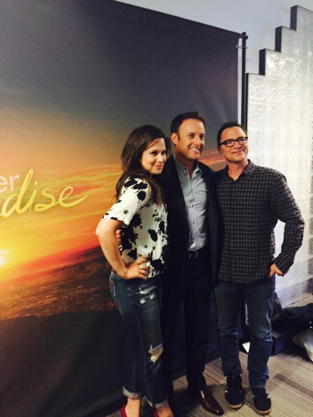 jenproc's tweet image. A successful first show with @KatieQLowes lowes and @JoshMalina on  #afterparadise