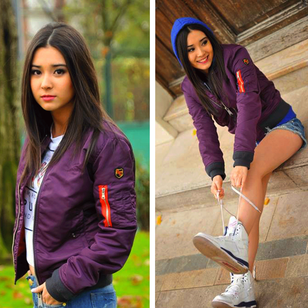 AmCoUSAstore's tweet photo. #AClook Purple Addict ! http://t.co/BYBheSozIM #lookoftheday #fashion #eshop http://t.co/6HjyhI5ghe