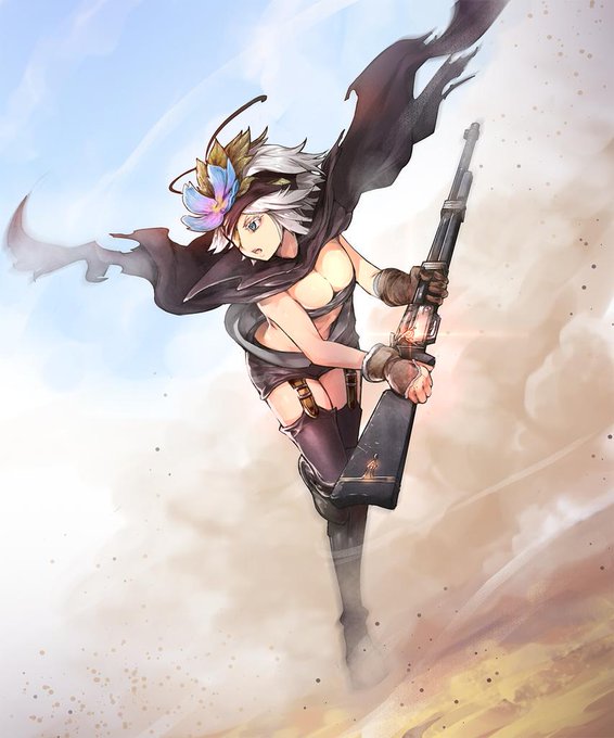 アニメ見てる、頭の花は腐らないからプラスティックかな? 