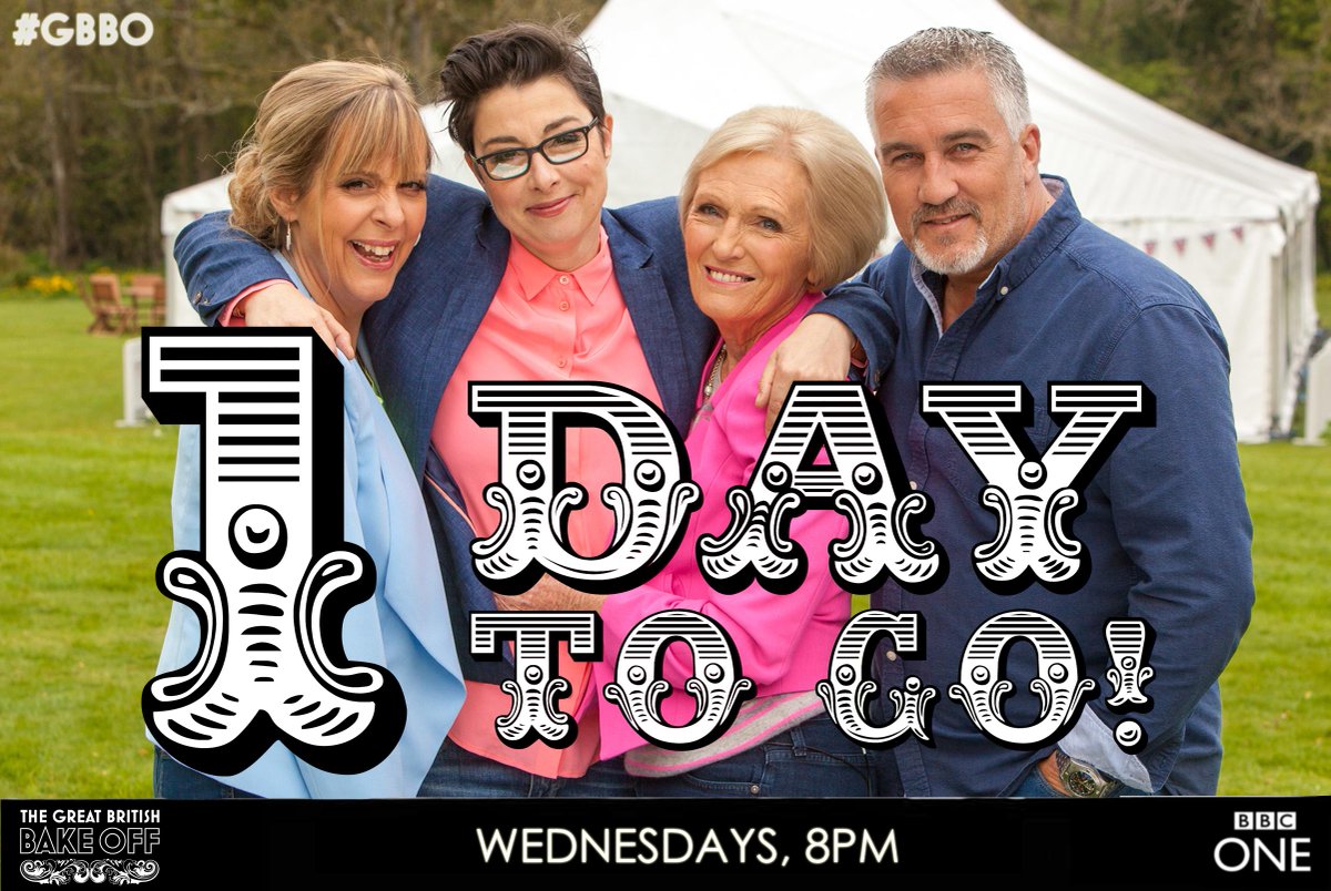 BritishBakeOff's tweet photo. No biggie. Just. Try. To. Stay. Calm. 

*runs into street shouting Bake Off*
#GBBO http://t.co/DT0l4mgDYF