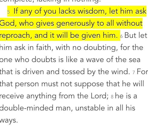 HowNOTtoPray's tweet image. “If any of you lacks wisdom, let him ask God, who gives generously to all without reproach...&quot;
James 1:5 ESV
#pray