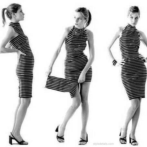 Dress karya Sebastian Errazuriz ini memiliki banyak resleting sehingga begitu mudah di bongkar pasang.