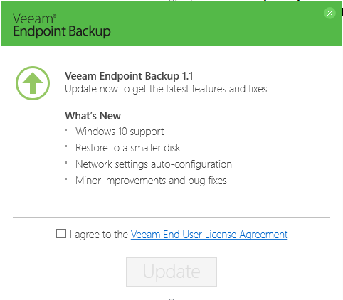 It is here! Veeam Endpoint Backup FREE 1.1 with #Windows10 support! vee.am/windows10suppo…