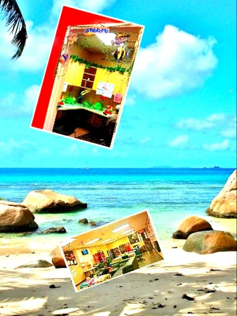 8976 Beach Party for the V.O.C kick off. Raffle tickets and goodie bags for the associates today🌺🐠🌴