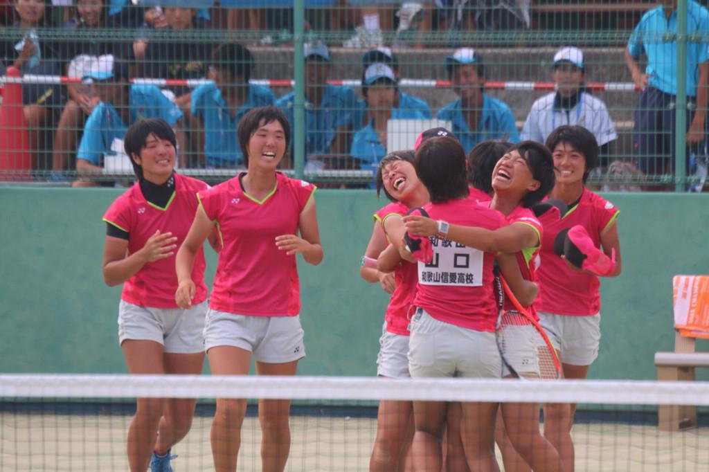 ぉまみ on Twitter \u0026quot;奈良インターハイ◆女子団体決勝◆ 和歌山信愛(和歌山)2-1文大杉並(東京) 小山・黒田1-4宮下・宮下 笠井・鈴木4-2林田・上田 貝瀬・