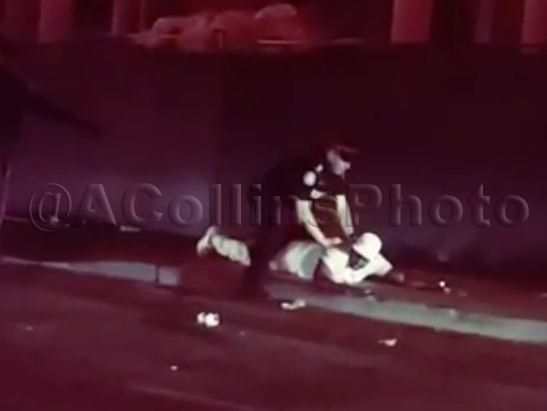 ACollinsPhoto's tweet photo. #BREAKING @TorontoPolice have 1 under arrest at gunpoint after multiple shot during #OVOFest after party #Toronto http://t.co/freKOKUfsU