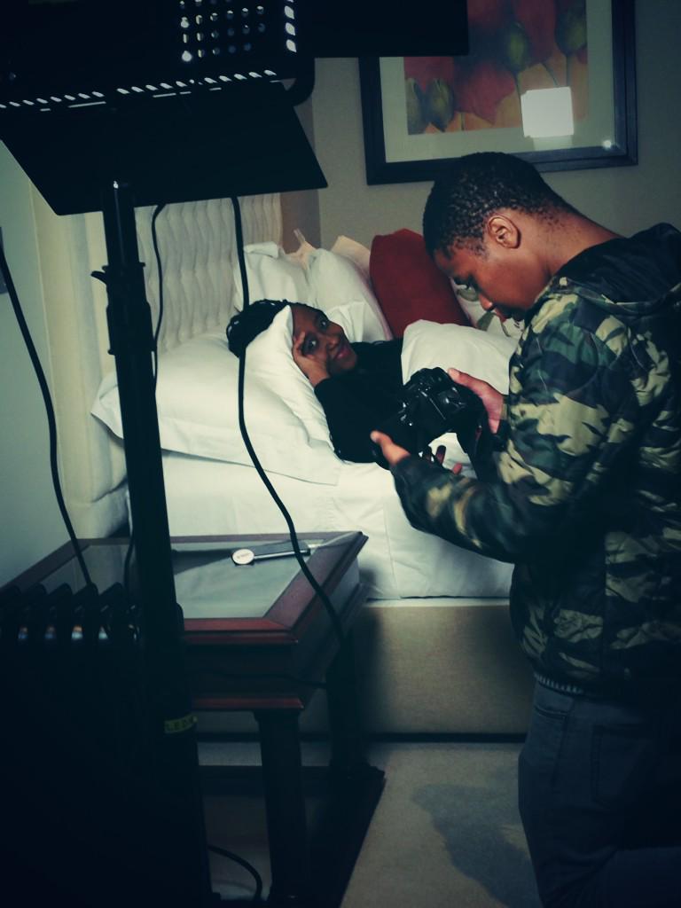 Chuana_Original's tweet photo. Behind the scenes with @nkele_khotle. 
#6MoreDays
#NewLookComing
#WomansMonth
#KeepMoving http://t.co/ylJRlZNCjm