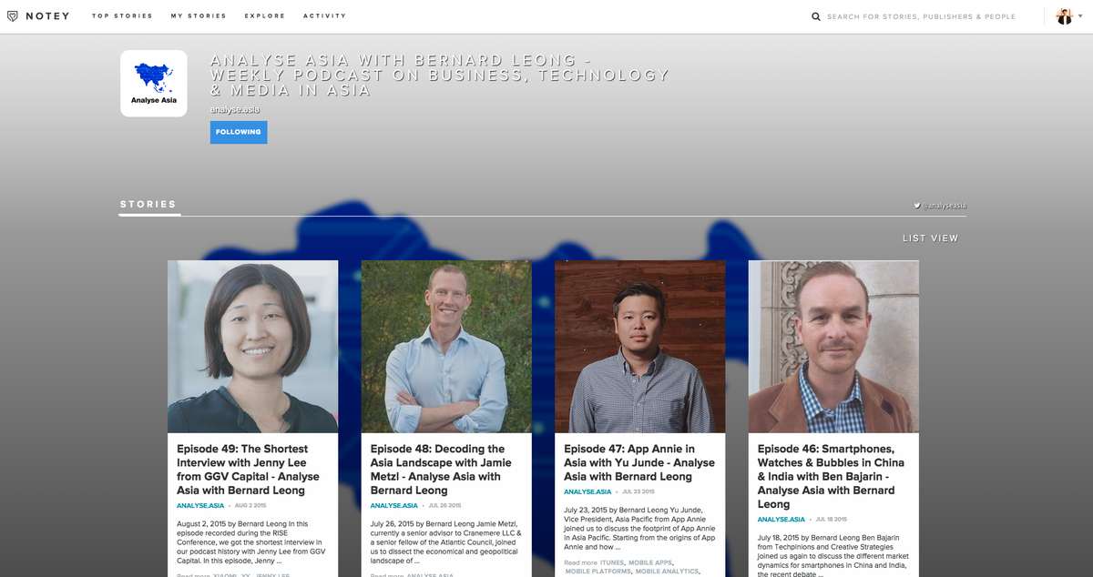 bernardleong's tweet photo. Thanks to @dileung, @analyseasia is now featured on @teamnotey: http://t.co/qxYlAP6CLt - do follow us there. :) http://t.co/qDJv6yZpsK