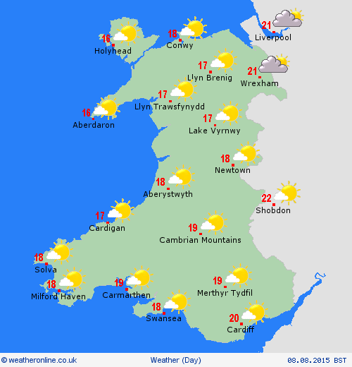 DerekTheWeather's tweet photo. It doesn't feel like summer but signs of high pressure heading our way by the weekend. Saturday looks nice! #Wales http://t.co/b8673takRg