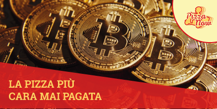 Pizzanow_'s tweet photo. #avrestipizzatoche la pizza più cara è stata pagata 10.000 bitcoin. Oggi il loro valore è di 3 milioni di dollari. http://t.co/R4AANNUDQI