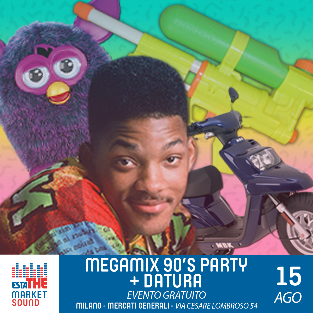 estatheitalia's tweet photo. Non perderti il nostro #Ferragosto 90'S Party, sabato all'#EstatheMarketSound. Partecipa! http://t.co/iJYyDX6BZB http://t.co/uS7ry9Dxgm