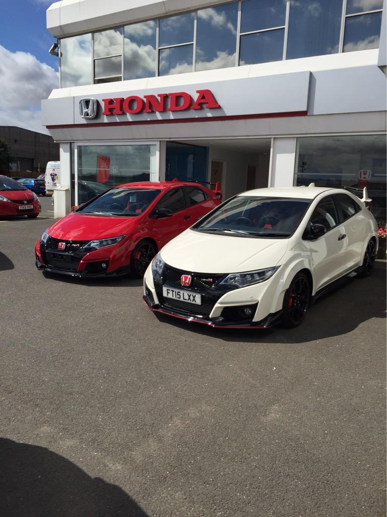 GranthamHonda's tweet photo. One of each please! #TypeR #TypeRisHere #ChampWhite http://t.co/KL7NOK24iy