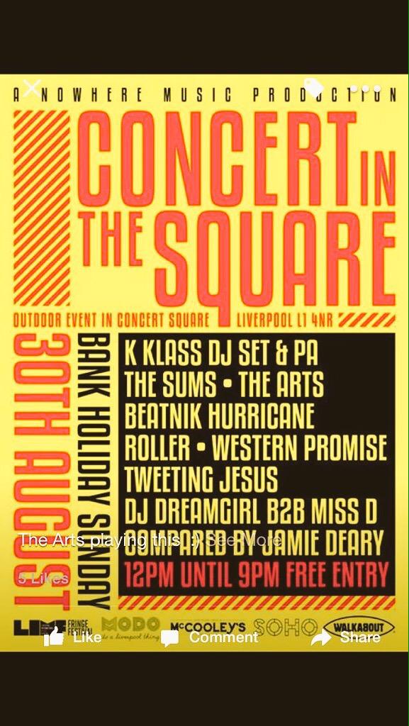 Free gig entry #ConcertSquare 😎😎😎