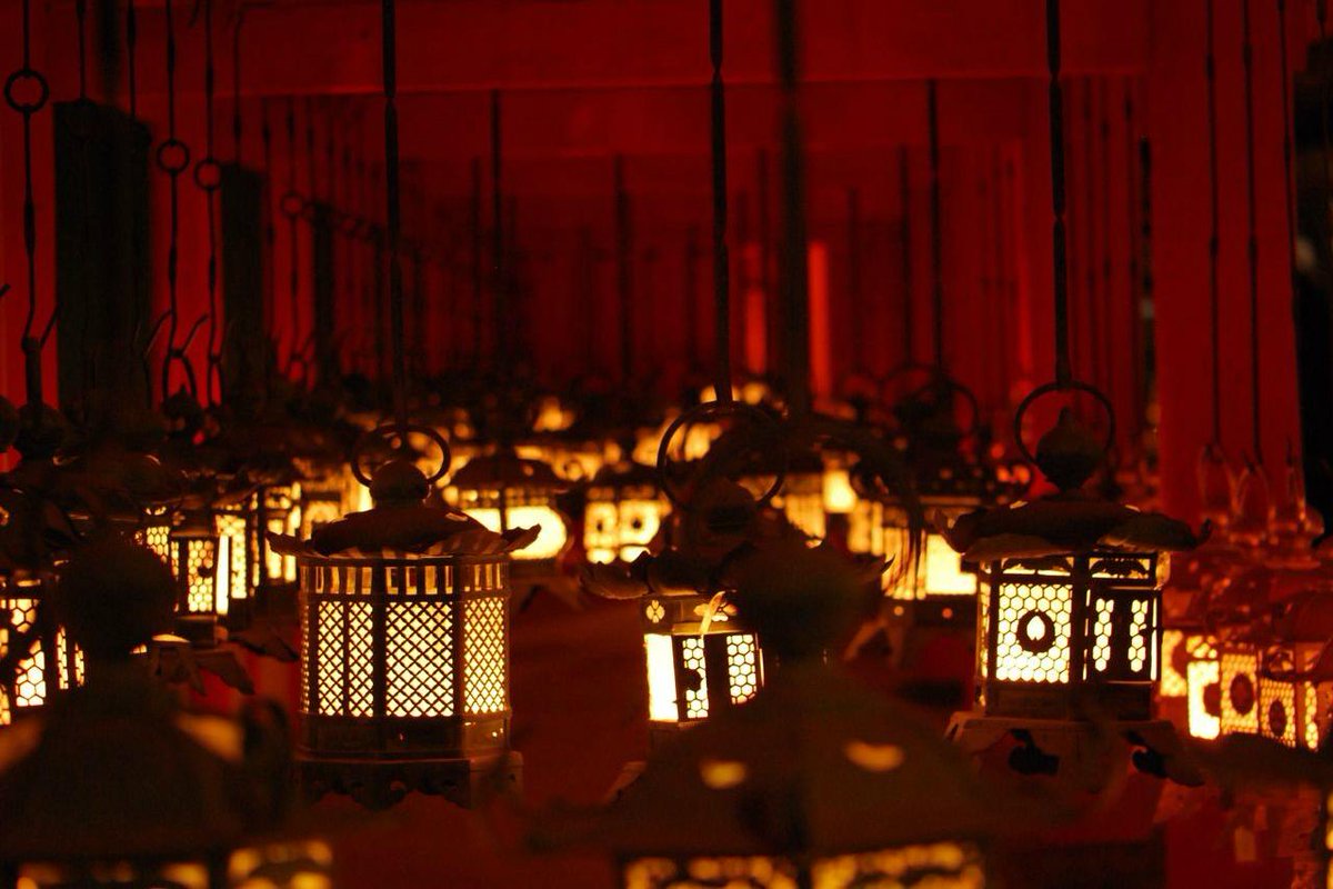 春日大社 中元万燈籠と東大寺 万燈供養会 Togetter