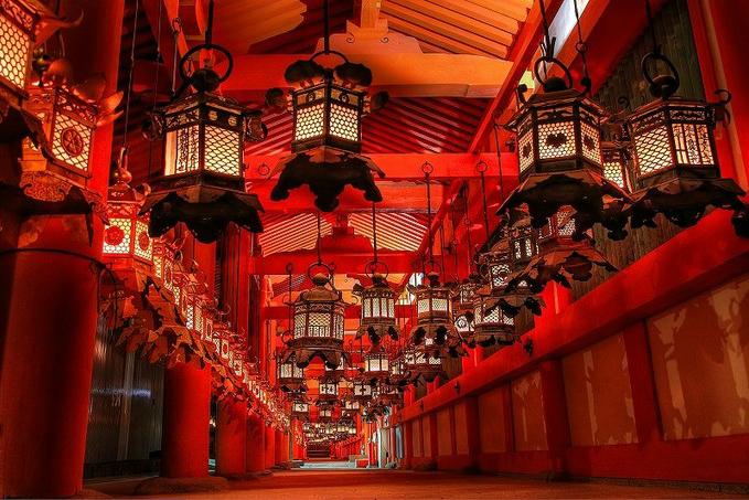 春日大社 中元万燈籠と東大寺 万燈供養会 Togetter