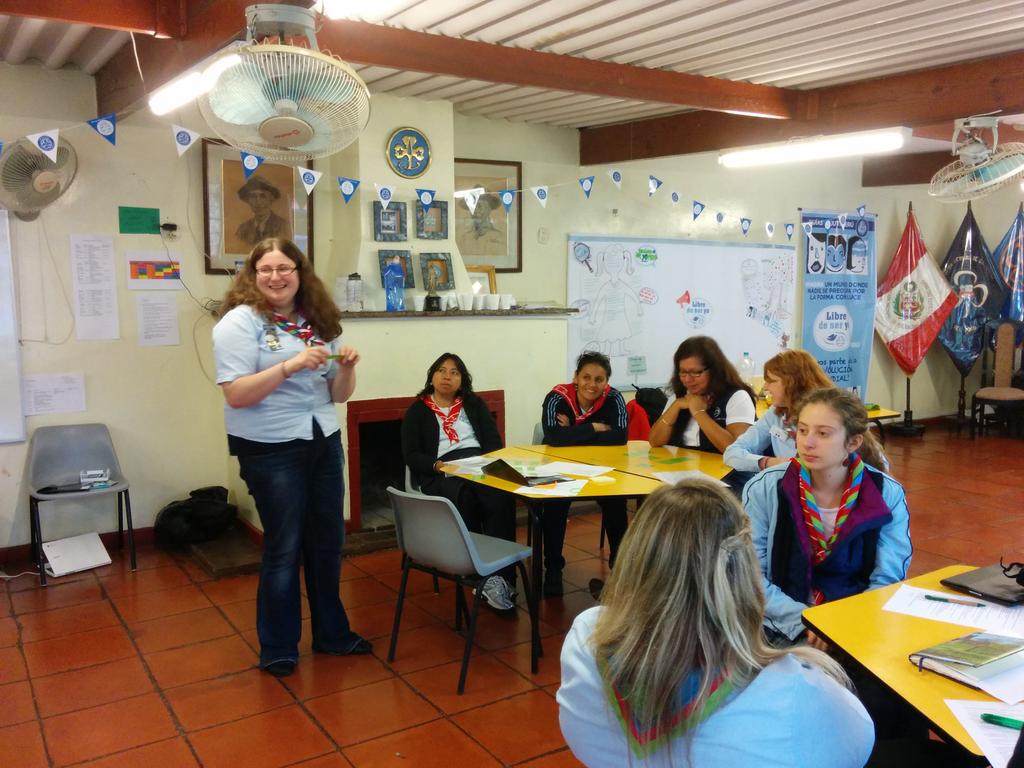 GOLDPeru2015's tweet photo. We're just starting our final day of training with @GuiasScoutsPeru in Lima. #GOLDPeru2015 http://t.co/SeLCxkTiU1