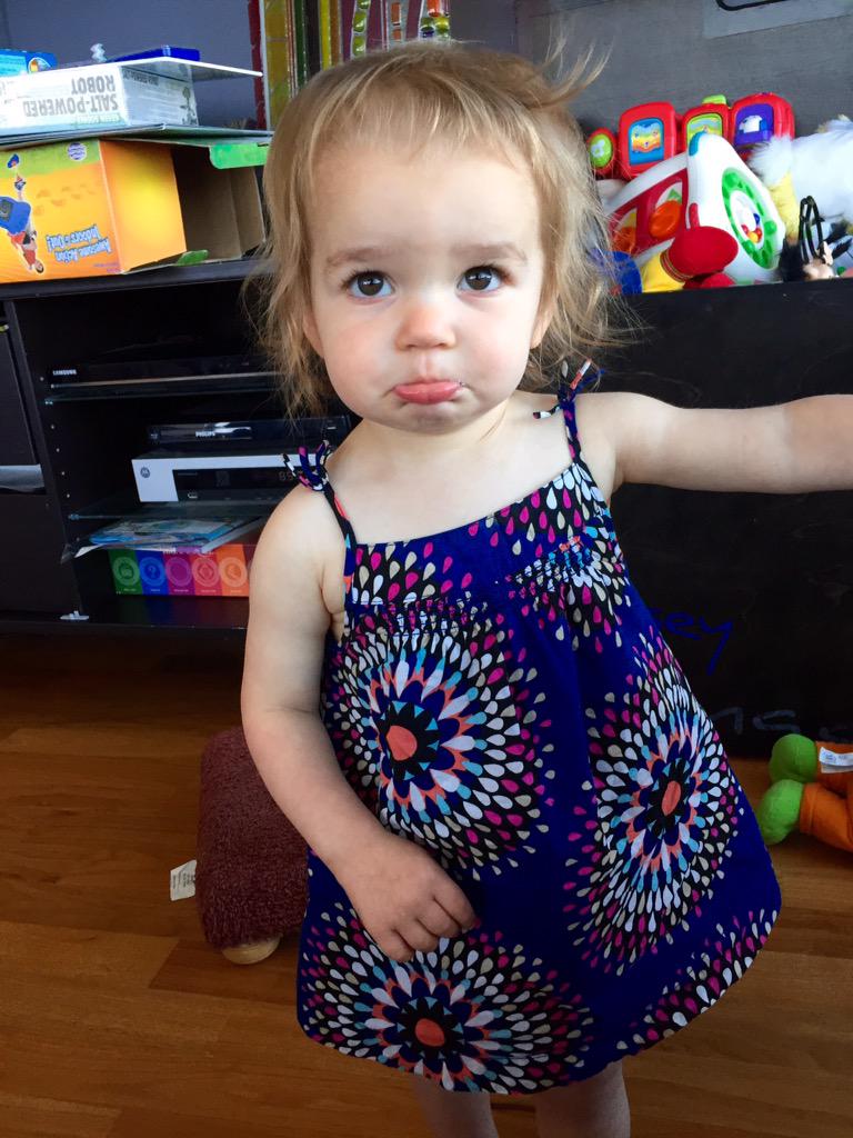 If she wasn't so sad, this might be my favorite picture ever!  #jersey #poutylip