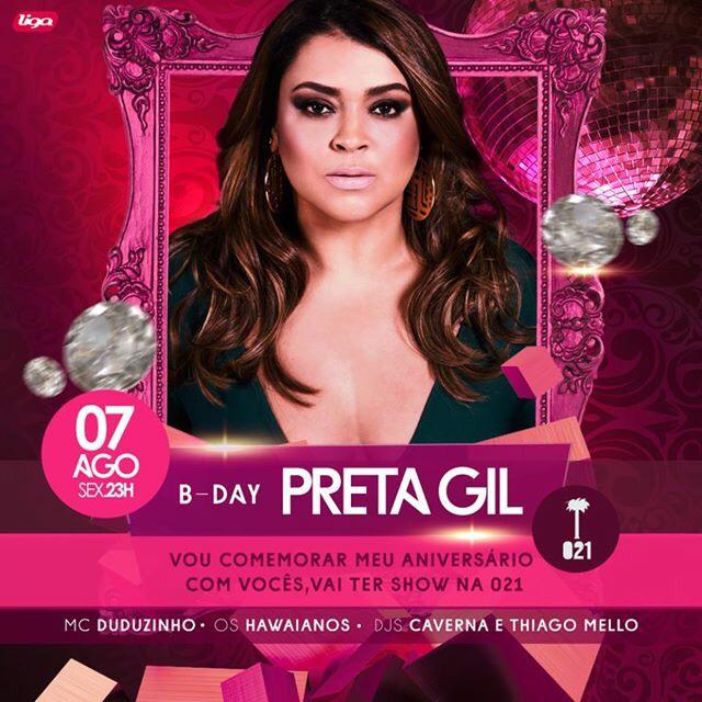 ProducaoPG's tweet photo. Sexta é dia de festa show na @boate021! @pretagil convida todos para comemorar seu aniversário! Imperdível!!! http://t.co/goGLwcUFnJ