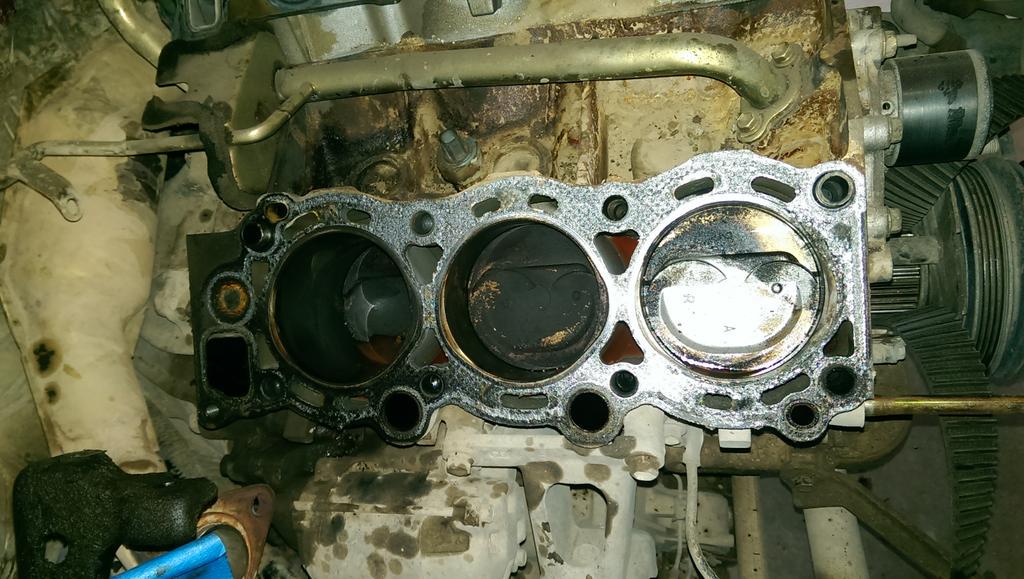 Freaking head gasket.