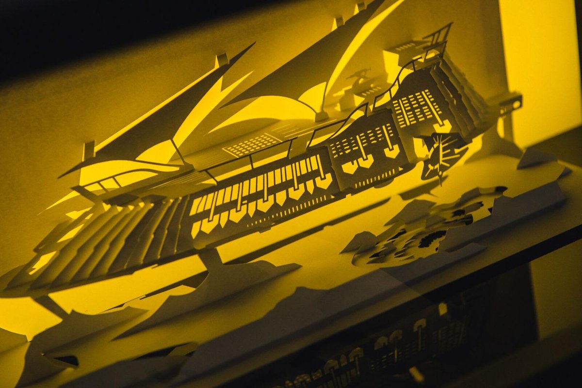 These amazingly intricate 'Star Wars' scenes were cut from single sheets of paper on.mash.to/1eQkHth