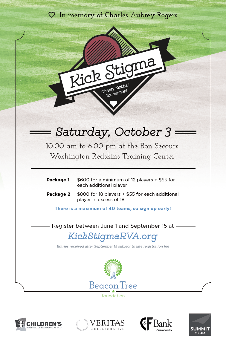 WebStrategies's tweet photo. Pls share this kickball event in my son's memory.#kickstigma http://t.co/EJmzH6yDTm @MyTitanAuto @DanOutside @BC2M http://t.co/n4l3y4cYPU