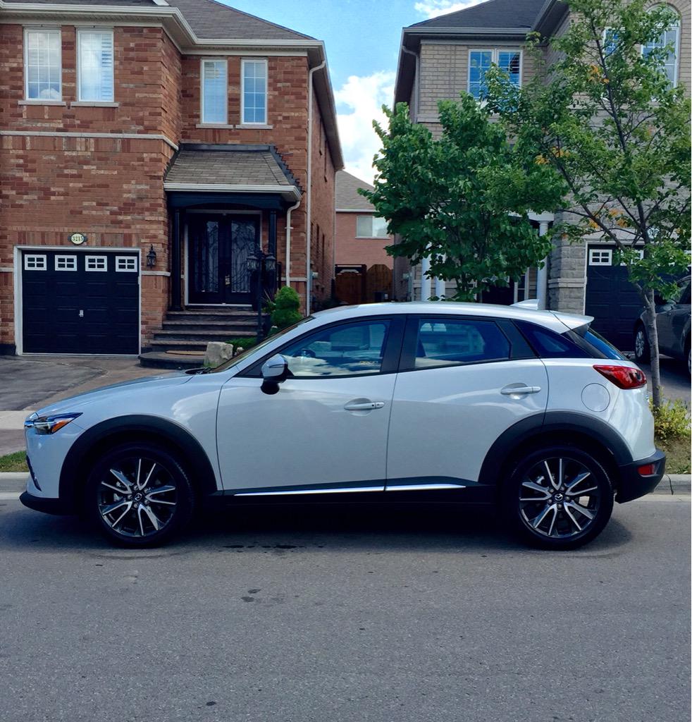 Listen2Lena's tweet photo. Long weekend is over, but I can't quit this @mazdacanada #FirstEverCX3! In the market for a new car? Check it out! http://t.co/0gsmYX6loO