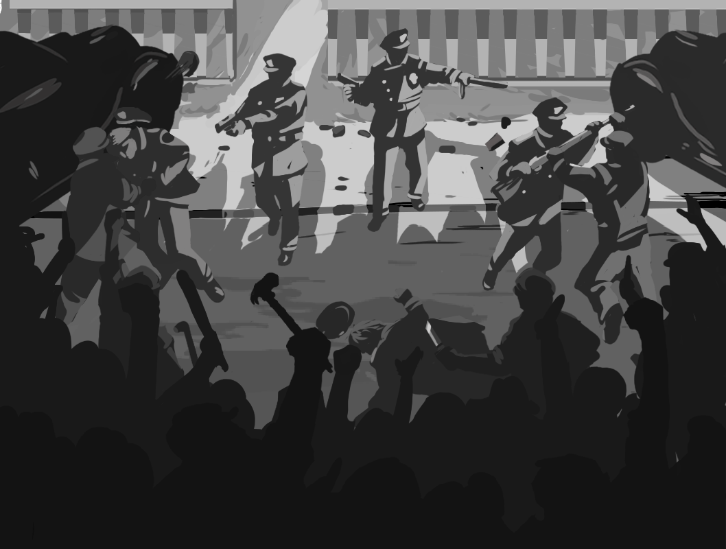 Grangmar's tweet photo. The Westport police in a spot of bother.
#gamedev #gameart #indiedev @0010_Games http://t.co/oXfClCqPC2