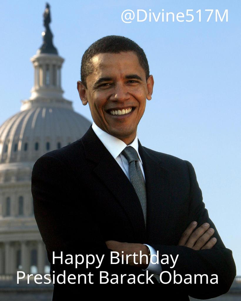 Happy Birthday to our 
President \"Barack Obama\", 
54 today. 