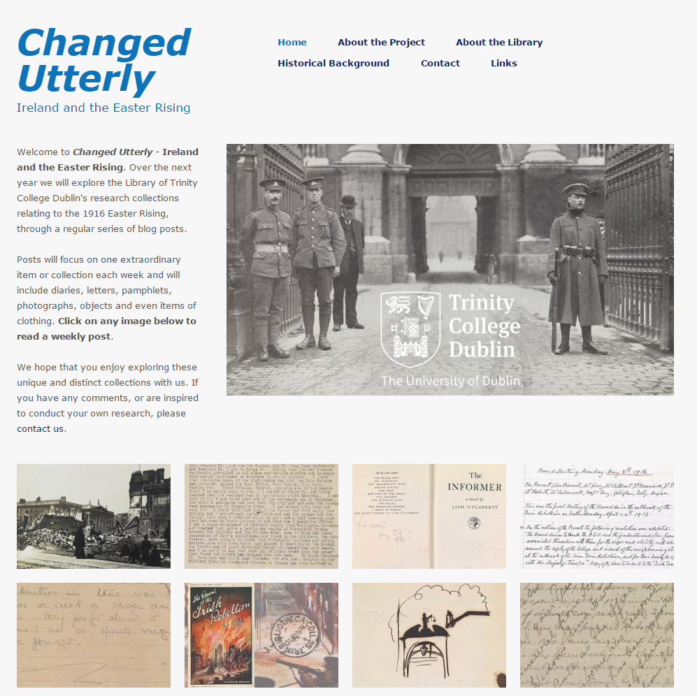 TLRHub's tweet photo. #ChangedUtterly-Check out this fantastic new blog by @tcdlibrary with images from @DigitalColl http://t.co/rRYwPW57b6 http://t.co/zrXWLPsd2j
