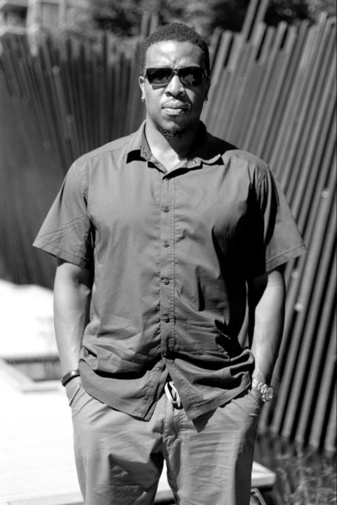 Love this black and white shot of <a href="/russellhornsby/">Russell Hornsby</a> via photographer <a href="/blackportlander/">Intisar Abioto</a>