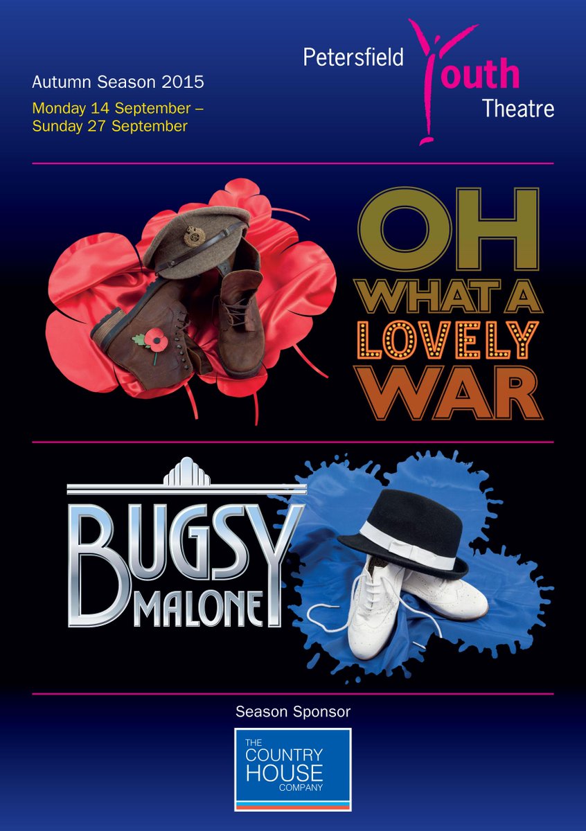 <a href="/PYTPetersfield/">PYT</a> entertains us this #Autumn Season with  #OWALW &amp; #Bugsy pyt.org.uk/whats_on_at_py…