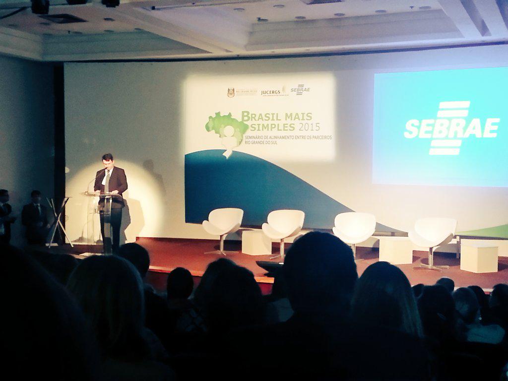 WagnerSeelig's tweet photo. Abertura do Seminário (piloto) de Alinhamento Entre os Parceiros do Rio Grande do Sul - Brasil Mais Simples 2015 http://t.co/BwWFGpvCzJ