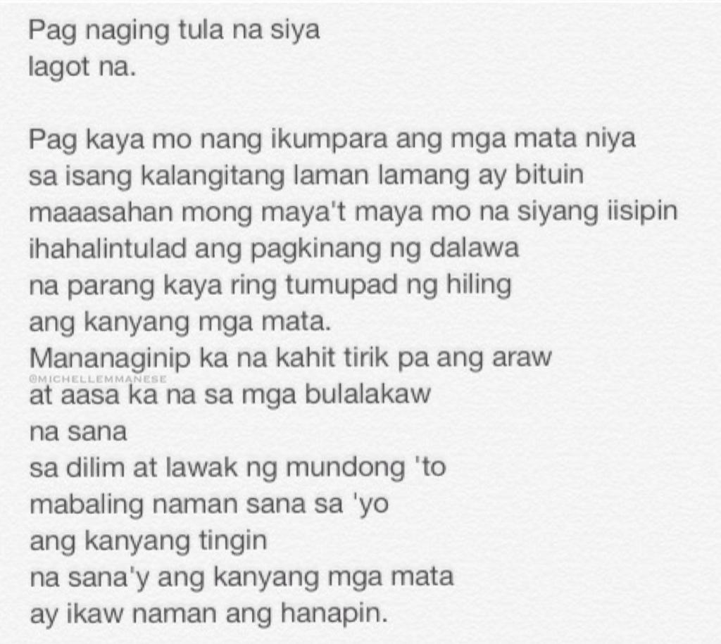 michellemmanese's tweet image. Something I'm working on right now. Kailangan kong pagtawanan ang sarili ko kahit minsan. #writerfeels