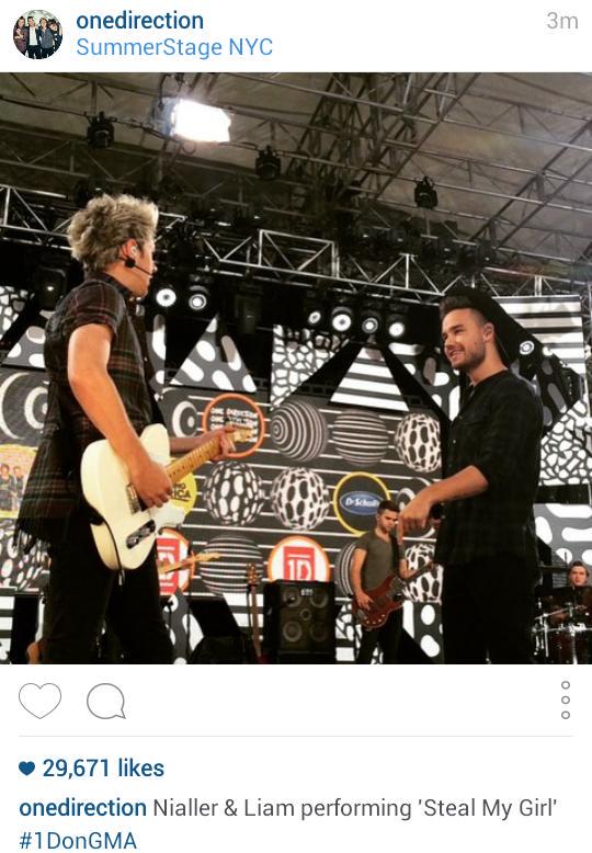 1DInsideReport's tweet photo. She belongs to me 🎶 #1DonGMA http://t.co/V4qQ7EEnfg