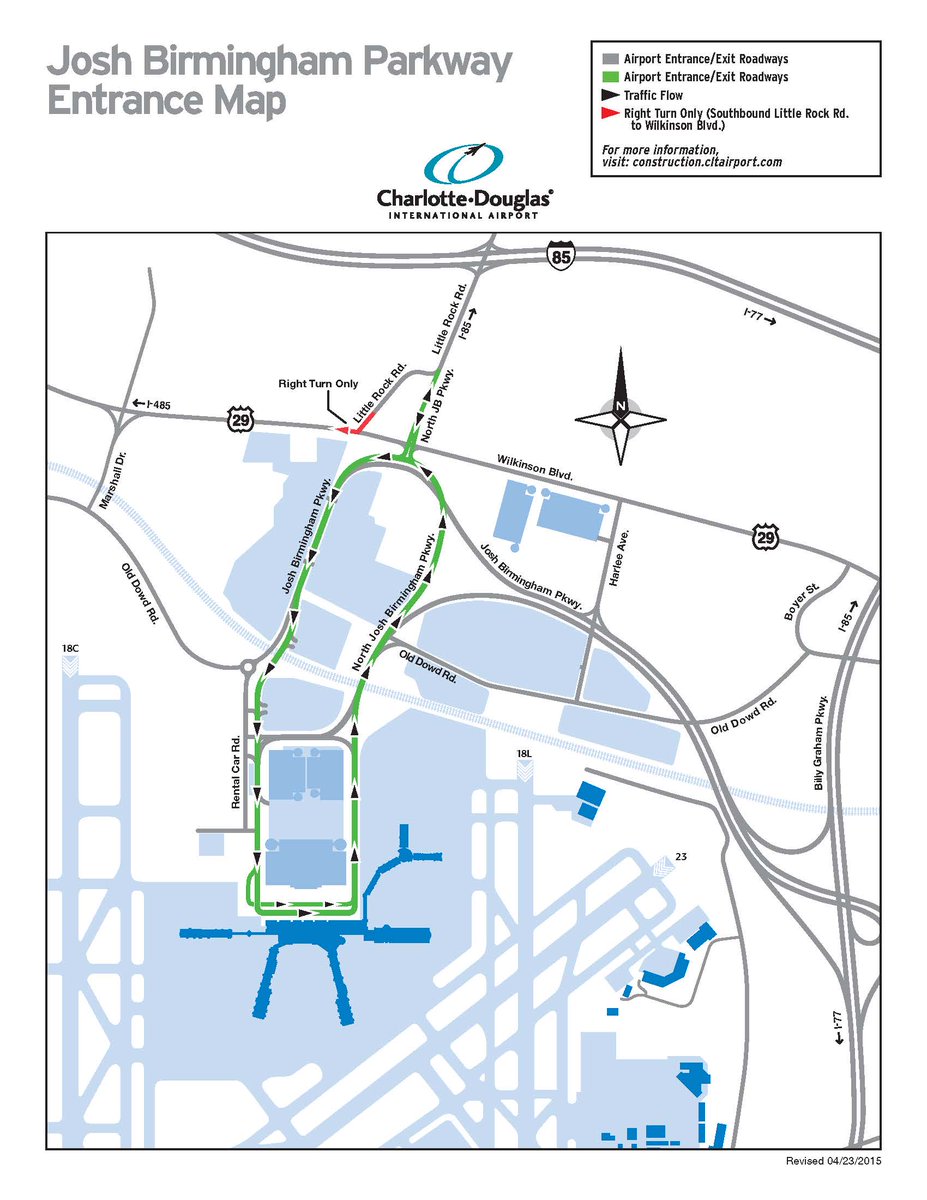 Charlotte International Airport Terminal Map