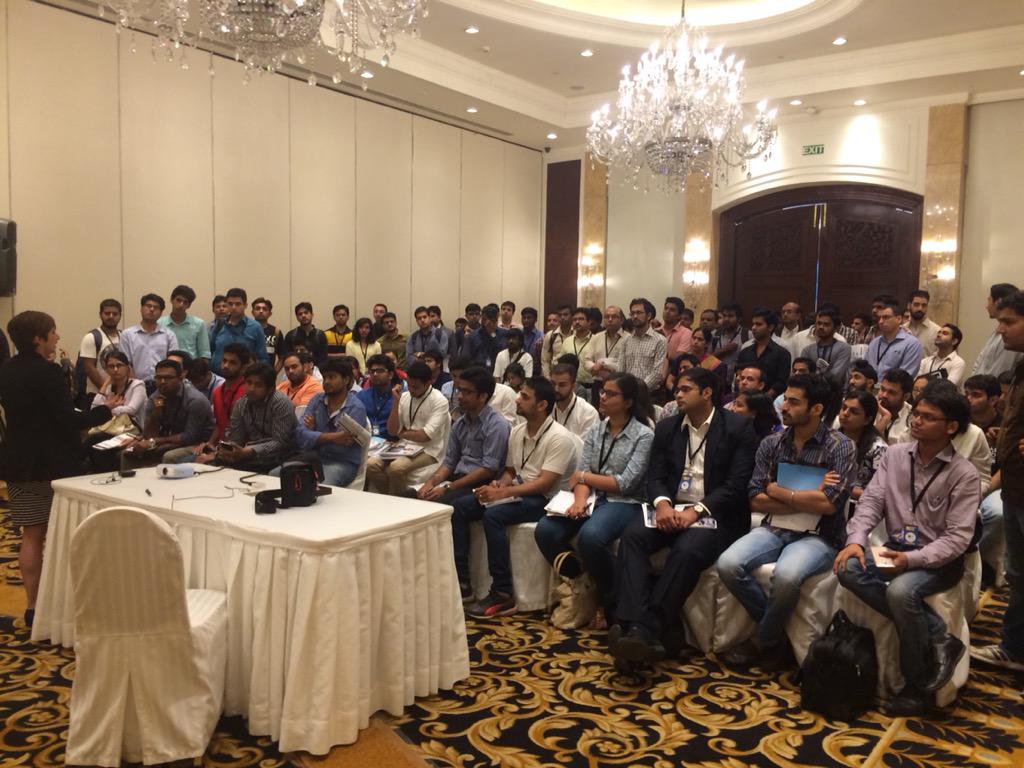 DanaRussQS's tweet photo. Kicking off a super successful QS @TopMBA event here in #NewDelhi! #WorldMBATour #QSWorldMBATour http://t.co/TDfHVrrfsj