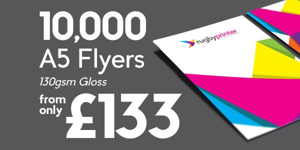 10,000 A5 leaflets printed on 130gsm gloss for just £133! FREE Delivery! mf.tt/BUlVS  #MidlandsHour