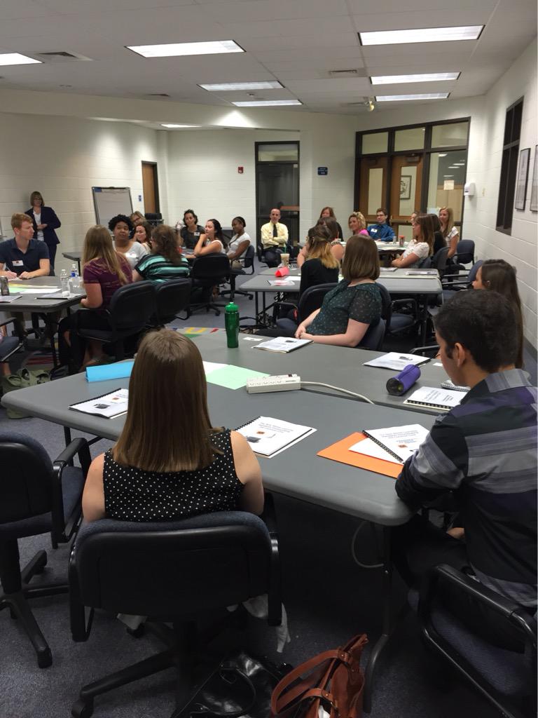 CManning0306's tweet photo. New Teacher Induction - Welcome to District 161! #D161learns http://t.co/x8mhnNlzrz