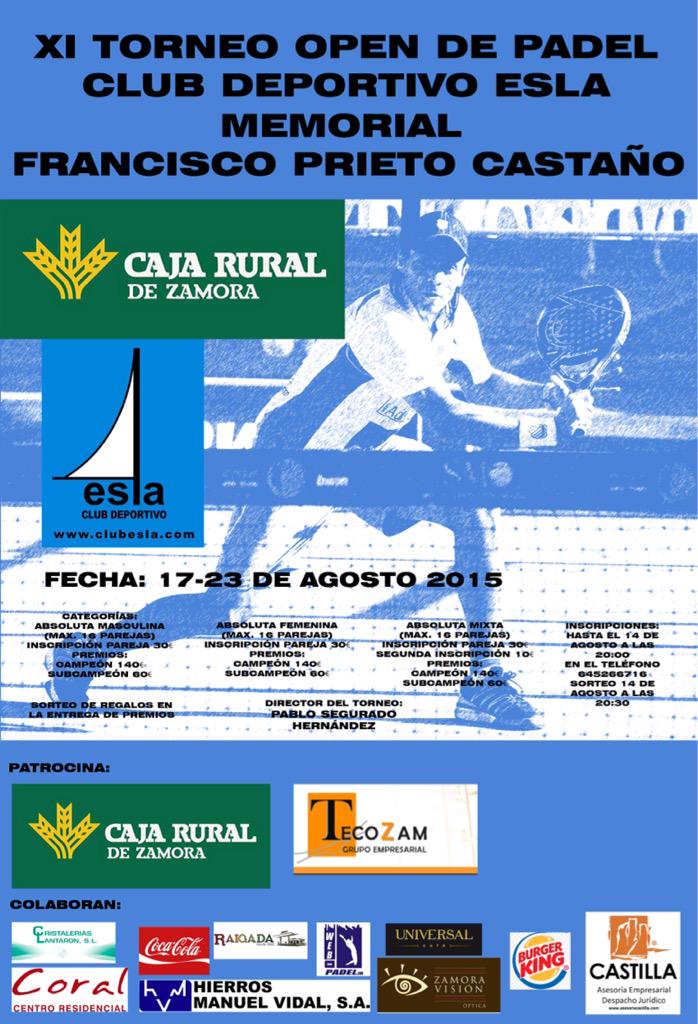 SeguradoPablo's tweet photo. Ya esta aqui el torneo del esla de este verano 2015!!!! http://t.co/Y2ROHjGoNu