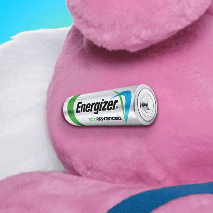 The Energizer Bunny is powering up with Energizer® EcoAdvanced™ batteries! #TransformingInnovation