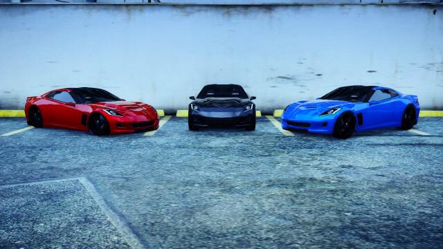 Gta5MORO's tweet photo. コルベットC7 スティングレイ集会 http://t.co/mZsbmB47oQ