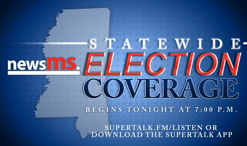 Be sure to tune in TONIGHT at 7:00 p.m. for statewide election coverage brought to you by <a href="/News_MS/">MS NEWS</a>!