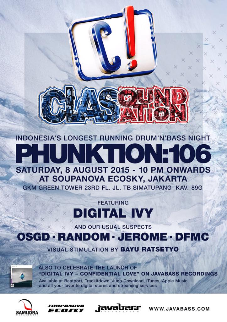 This Saturday: #PHUNKTION106 - the Confidential Love by <a href="/digitalivy/">DIGITAL IVY</a> release party at <a href="/SoupanovaEcoSky/">Soupanova</a>, 10 pm!