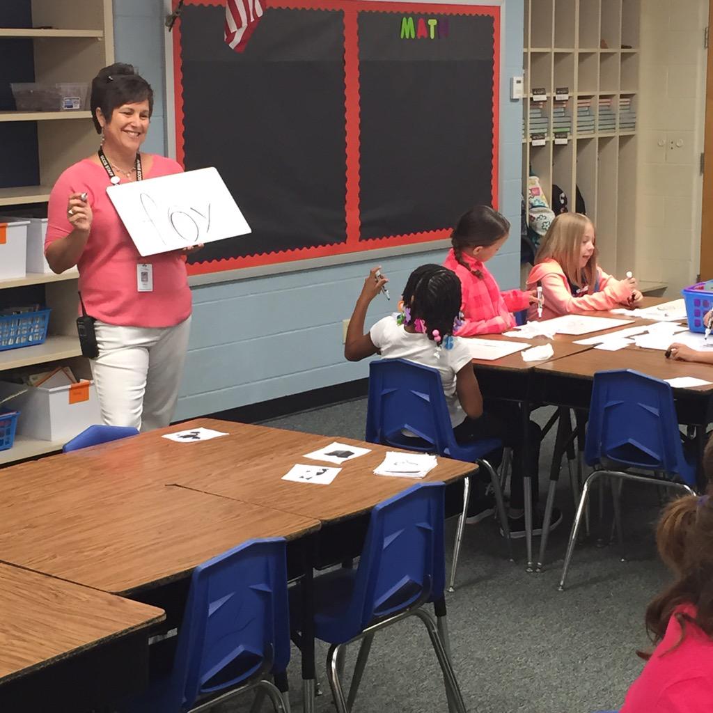 Watching Principal O'Brien teach some awesome <a href="/BridgepointElem/">Bridgepoint Elem</a> learners! #gccspride