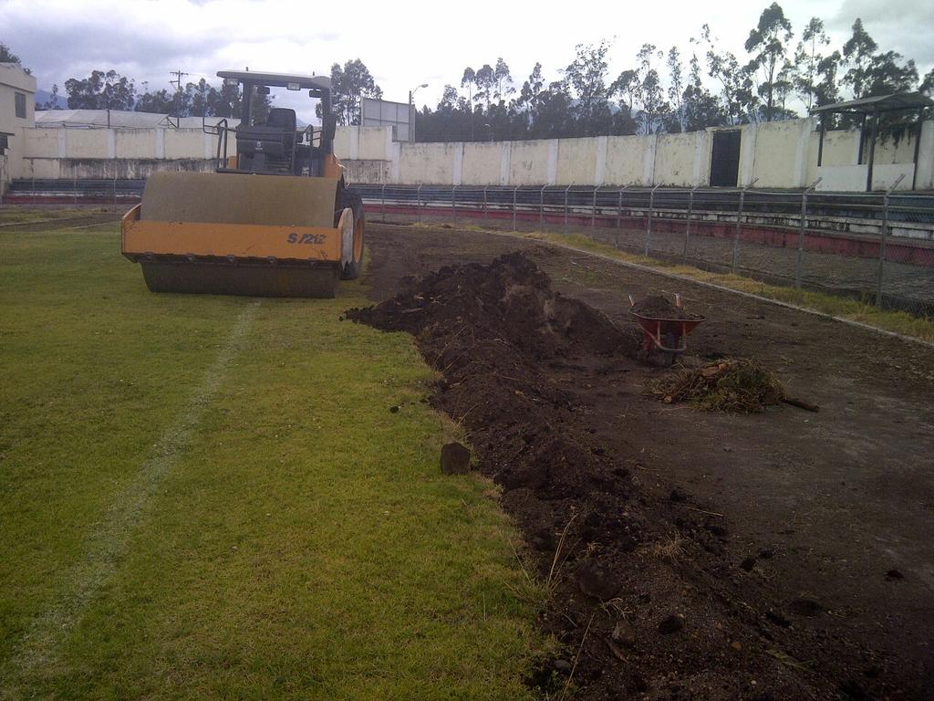Replanteando estadio de #cotacachi para que juegue el sábado 8 agosto 4 tarde Sn Antonio con Estrellas de Orellana