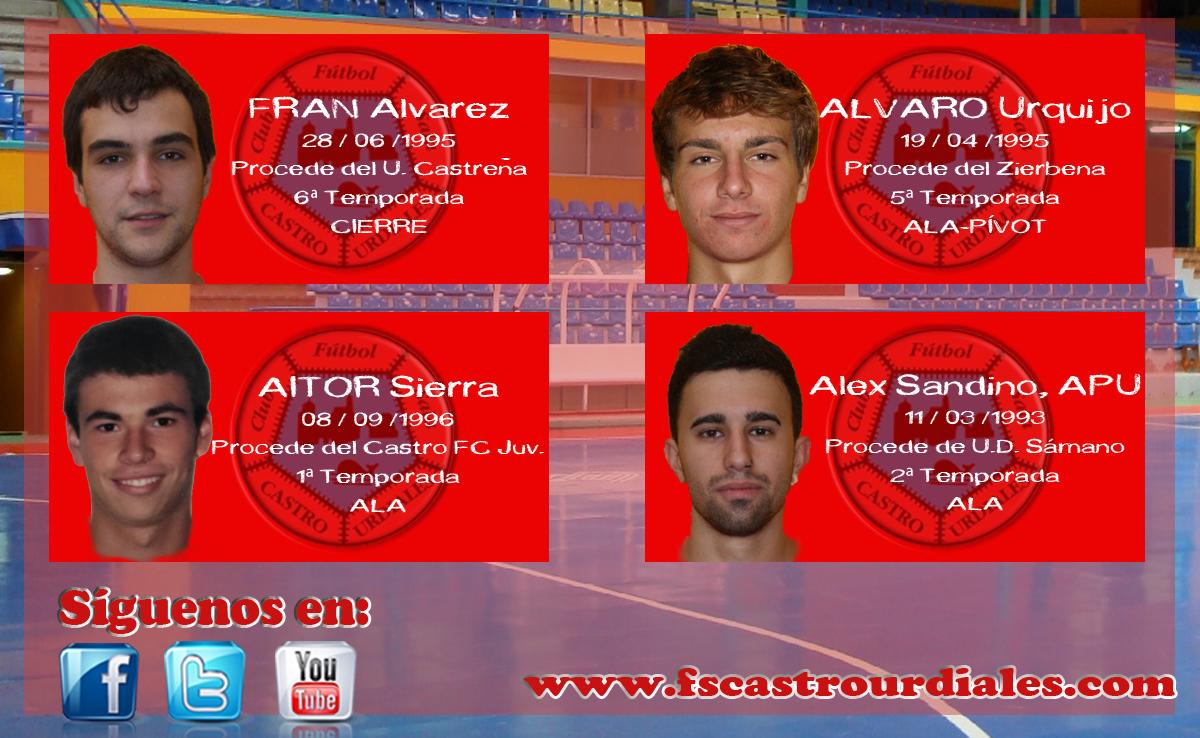 CFS_Castro's tweet photo. [Tercera] Cuatro caras nuevas, que no lo son tanto, para nuestro primer equipo. http://t.co/lawXRpjHcb http://t.co/hKBG4gU9QK